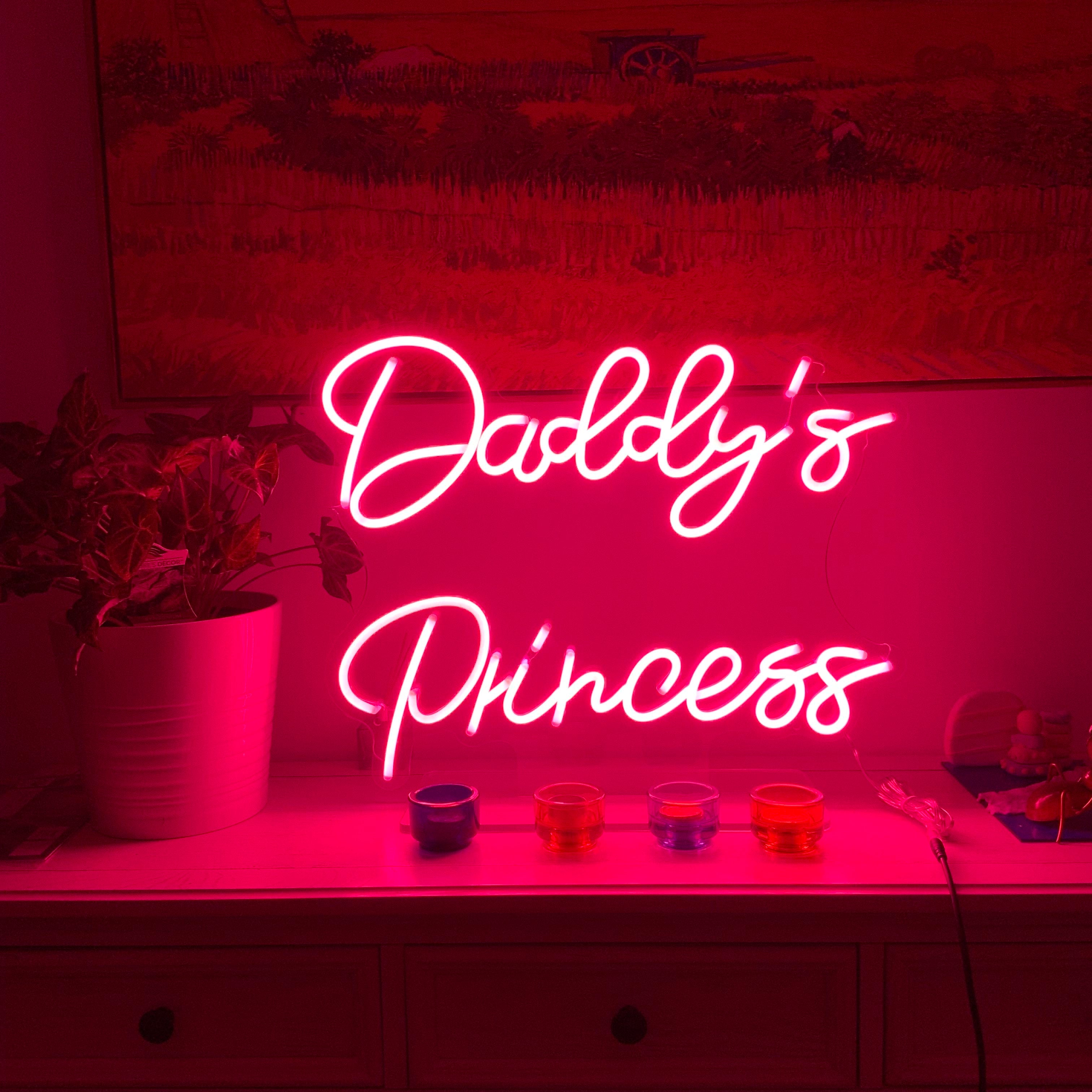 40% OFF Clearance Sale_Daddy's princess neon sign