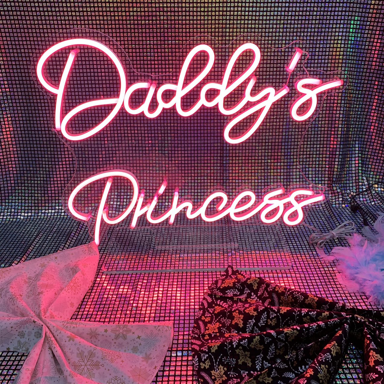 40% OFF Clearance Sale_Daddy's princess neon sign