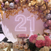 21 Twenty-First Birthday Neon Sign