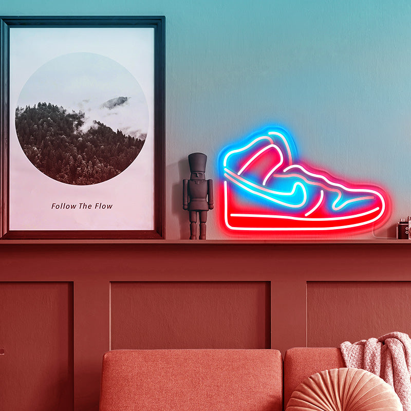 Neon Sneaker Sign