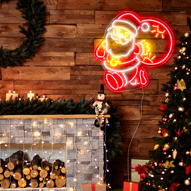 Cute Santa neon sign for sale