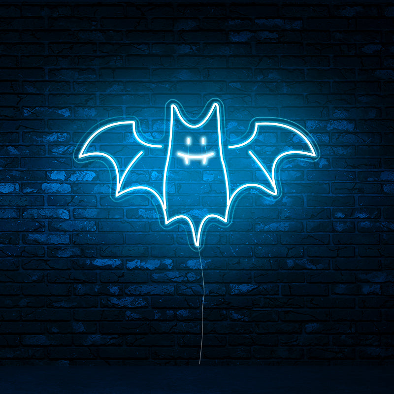 Halloween bat neon decorations
