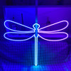 Dragonfly Neon Art