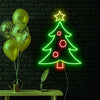 Creative christmas tree star neon decorations