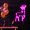 Reindeer neon sign