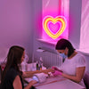 Creative Heart neon light sign