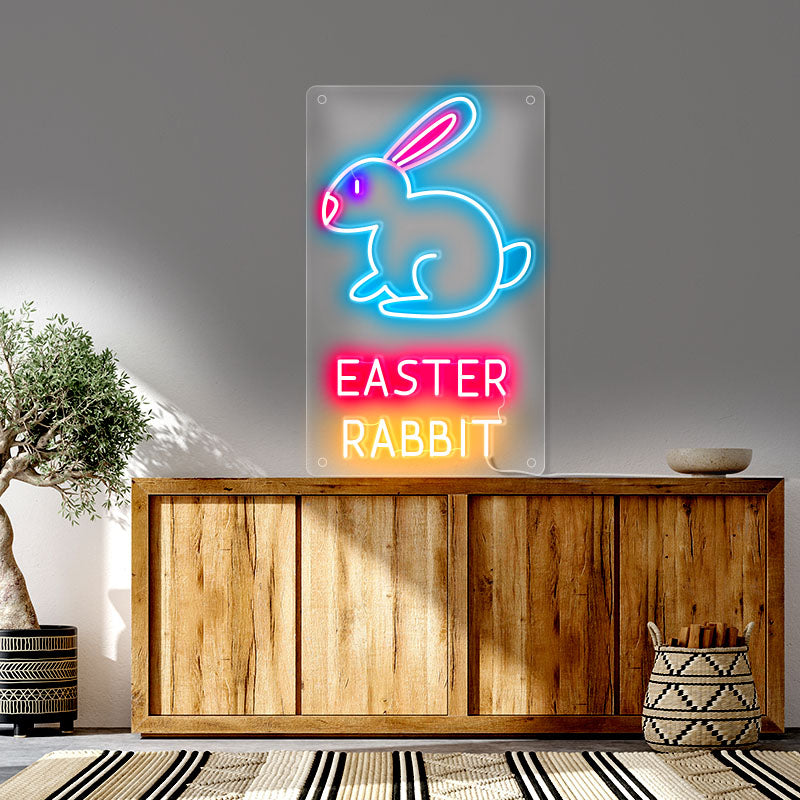 Easter Rabbit Neon Sign