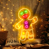 Cool Gingerbread Man Neon light