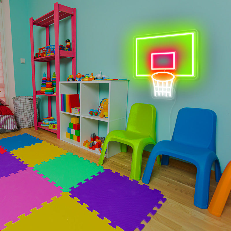 LED Basketball Hoop Neon Light