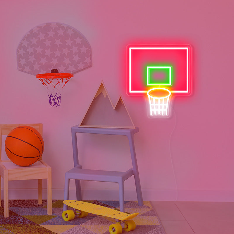 LED Basketball Hoop Neon Light