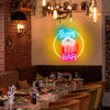 customised beer bar neon sign