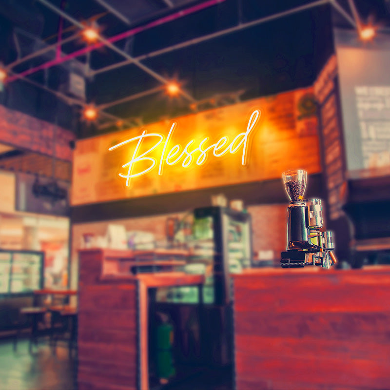 Creative gift Blessed neon