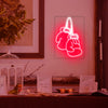 Cool Boxing Gloves Neon Sign