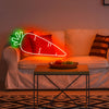 Cute Carrot Neon lights for kitchen