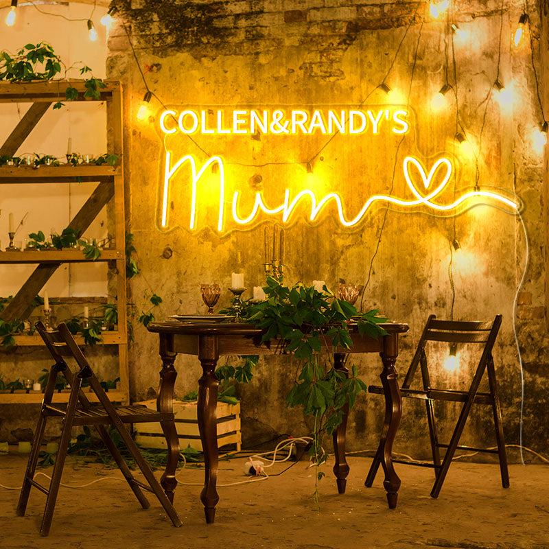 Custom Mother's Day Neon Sign