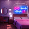 DON'T QUIT Gym Neon Sign