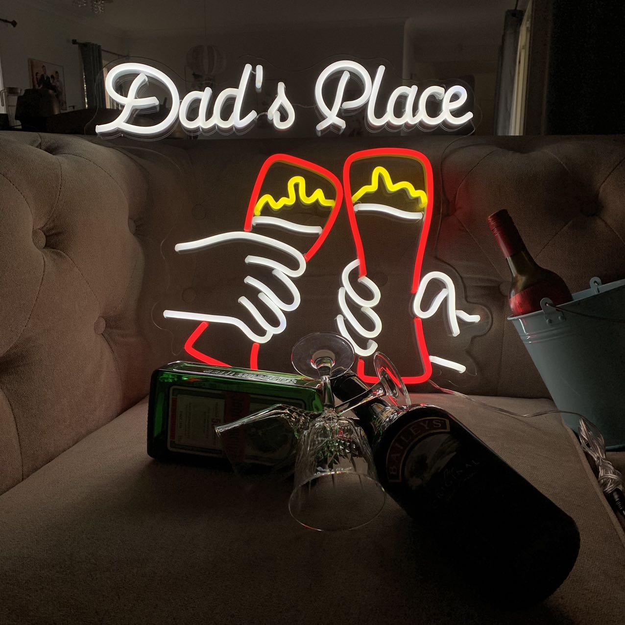 50% OFF Clearance Sale_Dad's place neon sign