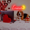Customised Name +Moon Neon Light