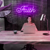 Faith neon light