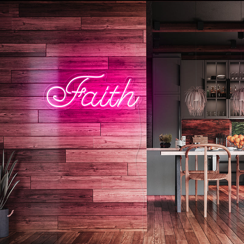 Faith neon light