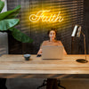 Faith neon light