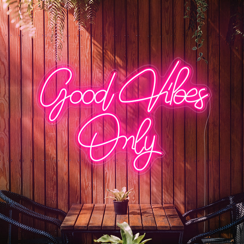 Good Vibes Only Neon Lights