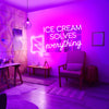 Ice Cream Solves Everything LED Neon Sign