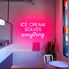 Ice Cream Solves Everything LED Neon Sign