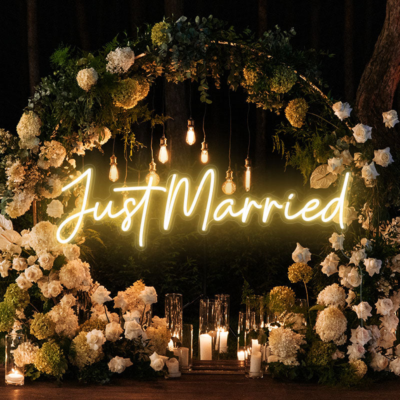 Just Married Sign