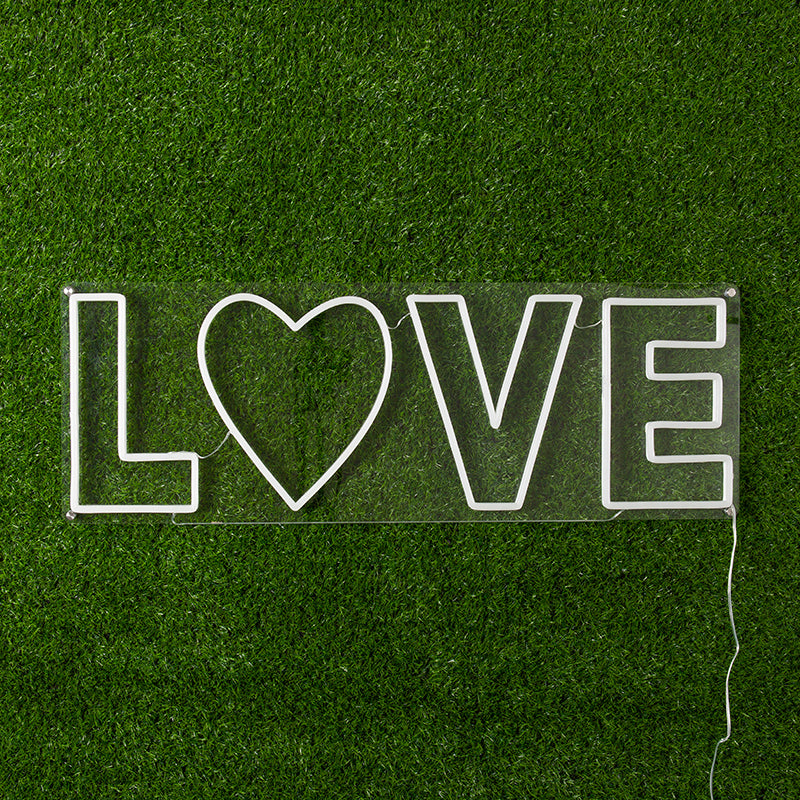 love heart neon lights