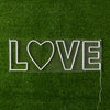 love heart neon lights