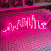 50% OFF Clearance Sale - Los Angeles Skyline Neon Wall Art