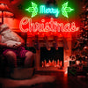 merry christmas neon sign