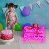 Our first birthday LED neon light