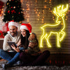 Reindeer neon sign