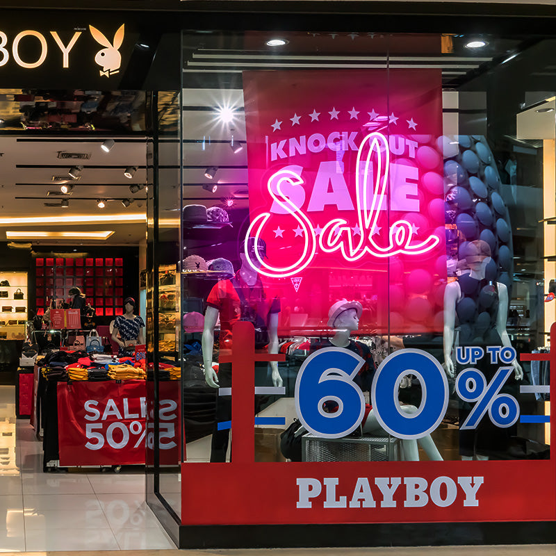 Aesthetics sale ad signs-NeonParty