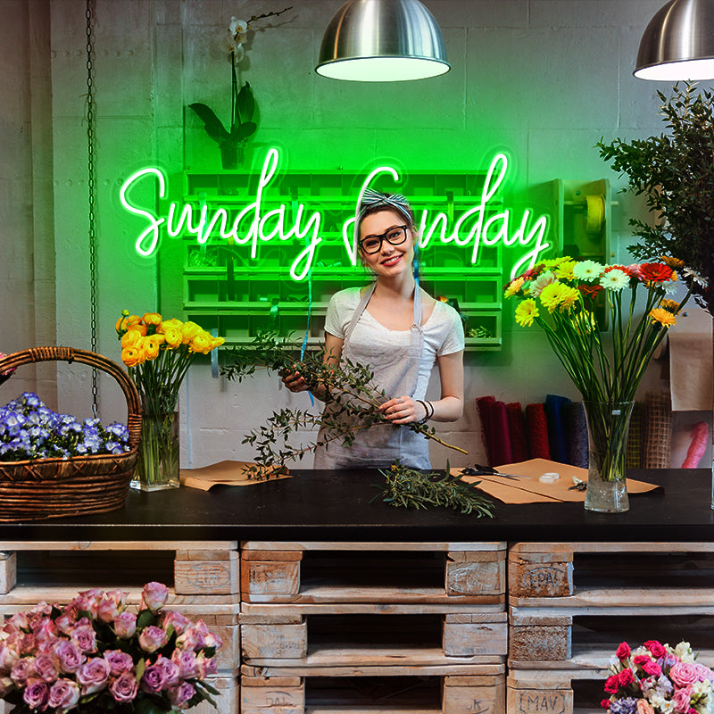 Sunday Funday Neon Sign