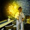 Fashion face neon light sign