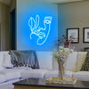 Fashion face neon light signs