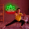 Yoga Body With Lotus Neon Sign