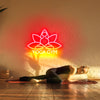 Yoga Body With Lotus Neon Sign