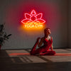 Yoga Body With Lotus Neon Sign