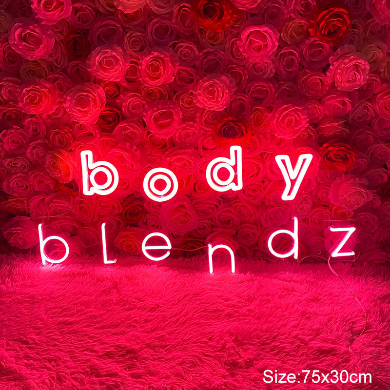 Design neon lights for customer