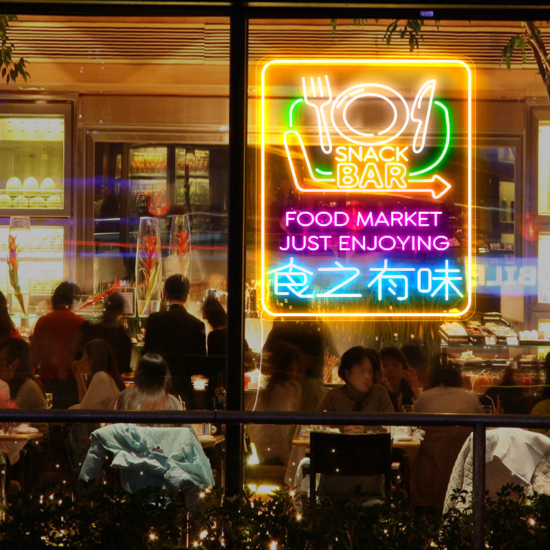 Enjoy food neon signs