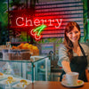 Cute Cherries neon lights