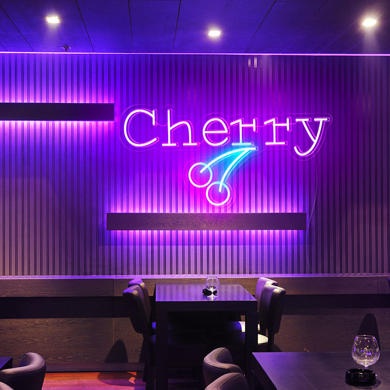 Cute Cherries neon lights