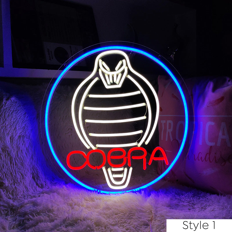 Cobra snake LED neon signs