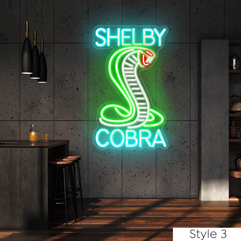 Cobra snake LED neon signs