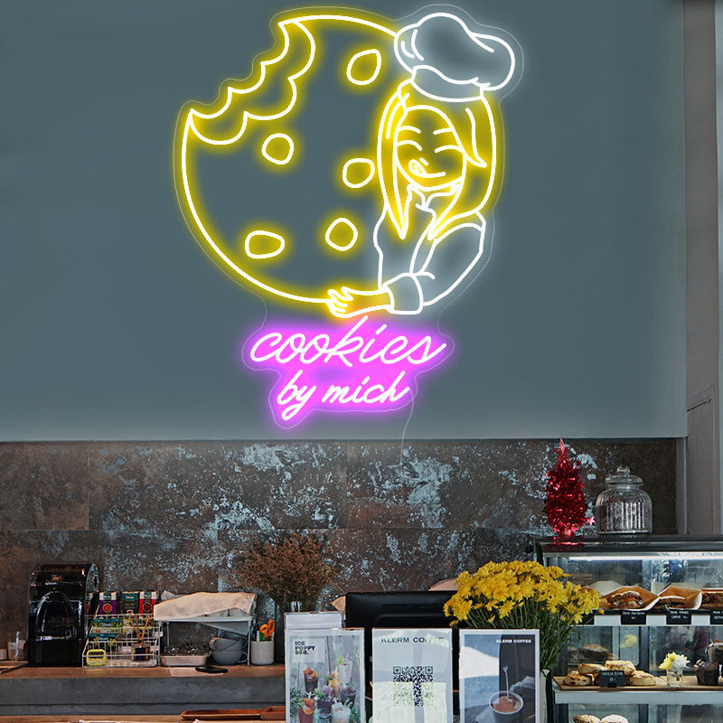 Cookies Shop Neon Sign | Custom Neon Light Sign For Cookies Shop