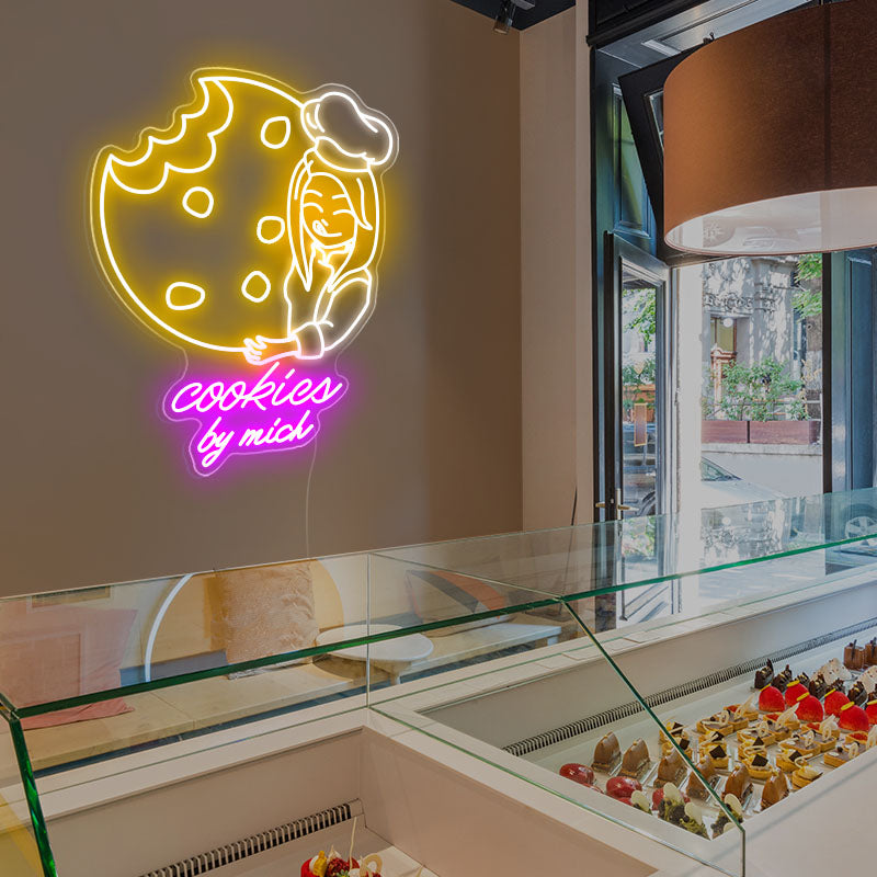 Cookies Shop Neon Sign|custom neon light sign for cookies shop